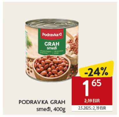 PODRAVKA Grah smeđi 400g