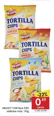 HRUSTY TORTILLA ČIPS