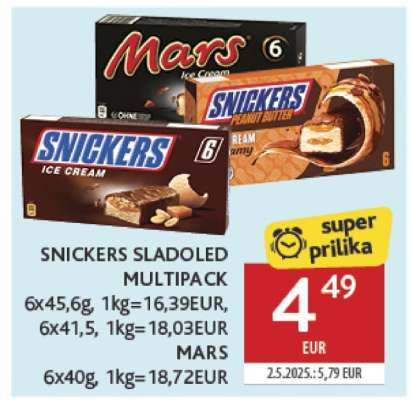 SNICKERS SLADOLED MULTIPACK