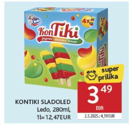 KONTIKI SLADOLED