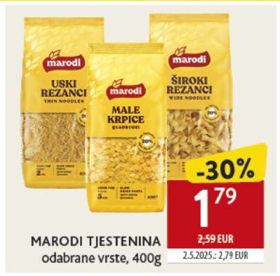 MARODI tjestenina