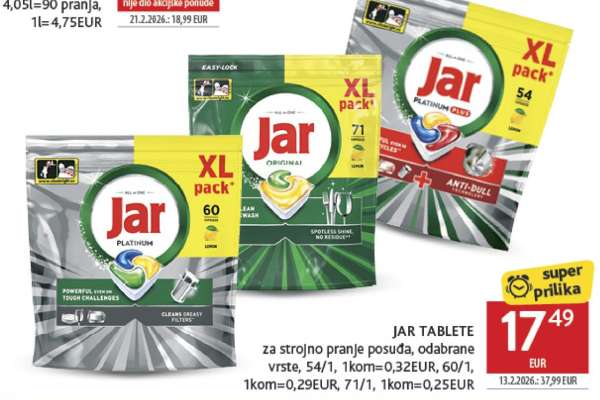 JAR TABLETE