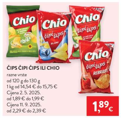 Čips Čipi Čips ili Chio