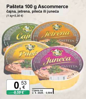 Pašteta 100 g Ascommerce
