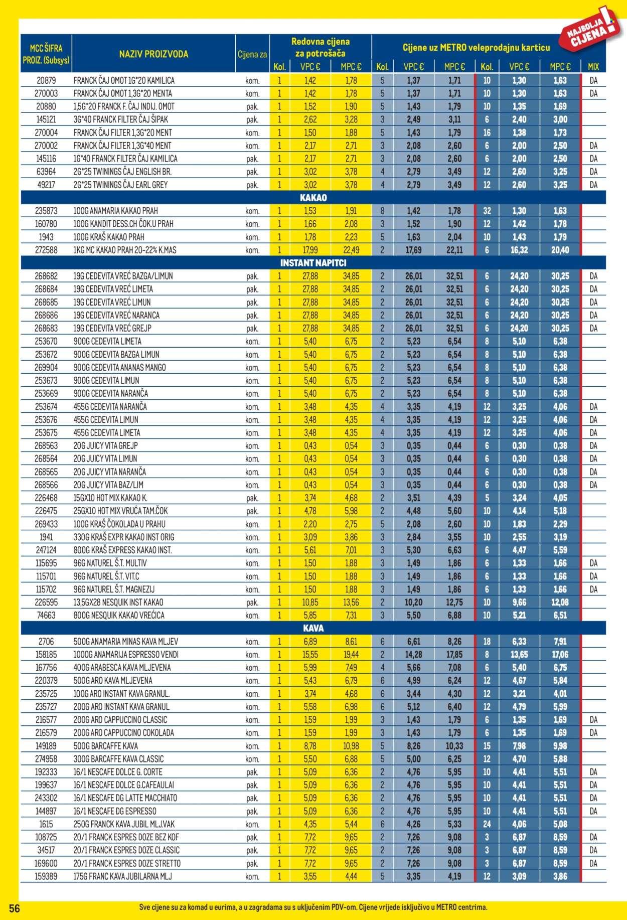 Metro katalog - 01.09.2026. - 30.09.2026. Stranica 56