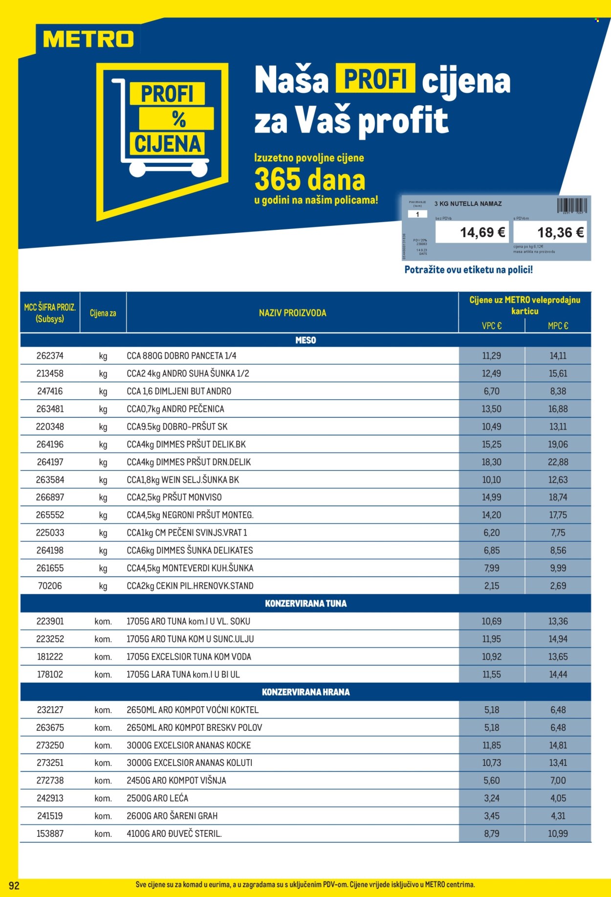 Metro katalog - 01.09.2026. - 30.09.2026. Stranica 92