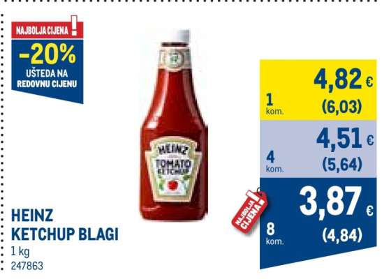 HEINZ Ketchup blagi