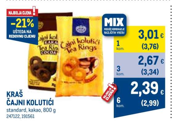 KRAŠ ČAJNI KOLUTIĆI