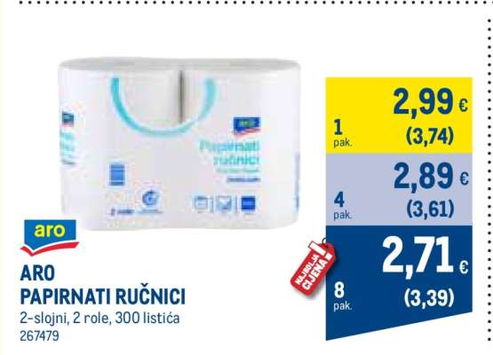ARO PAPIRNATI RUČNICI