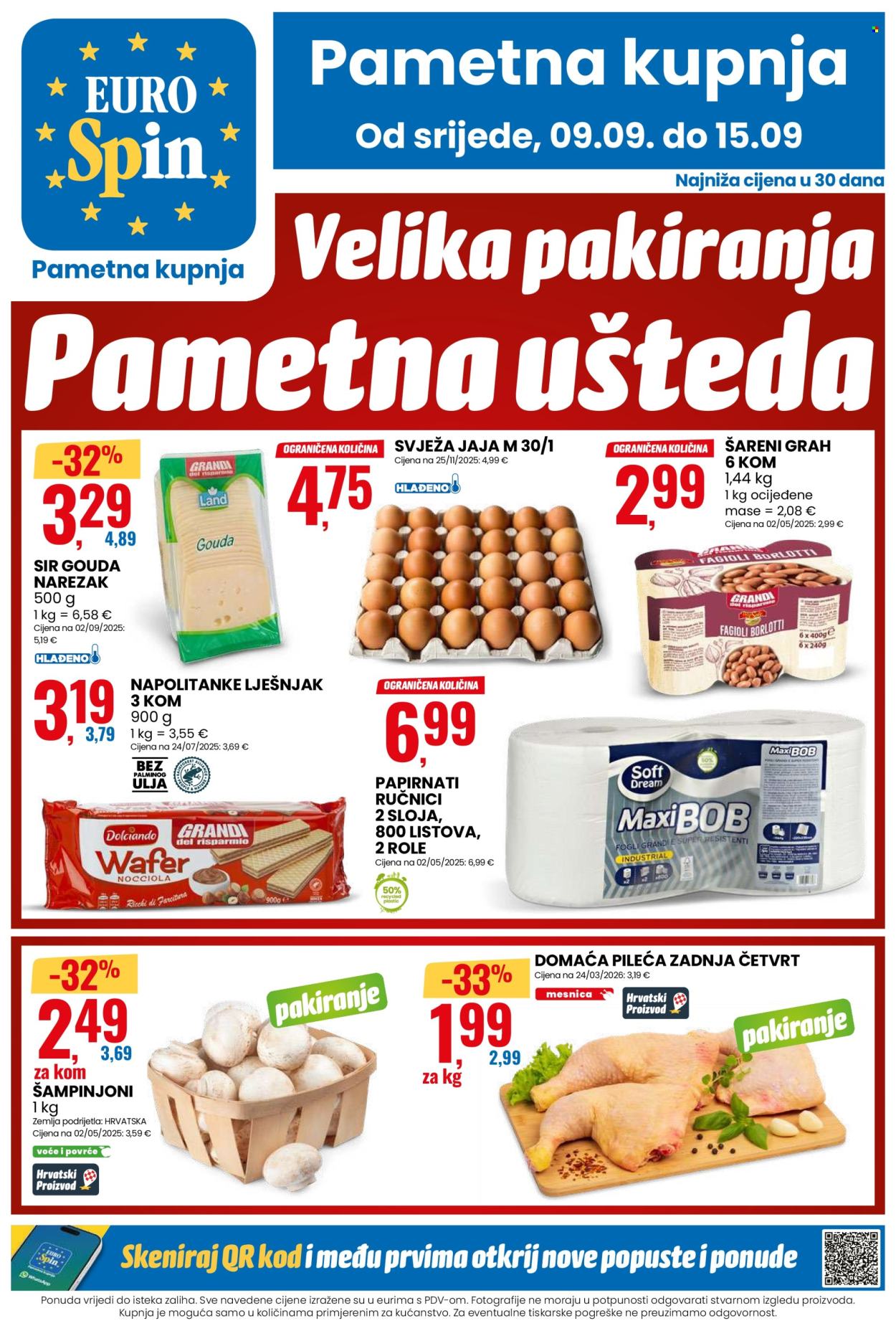 Eurospin katalog - 09.09.2026. - 15.09.2026. Stranica 1