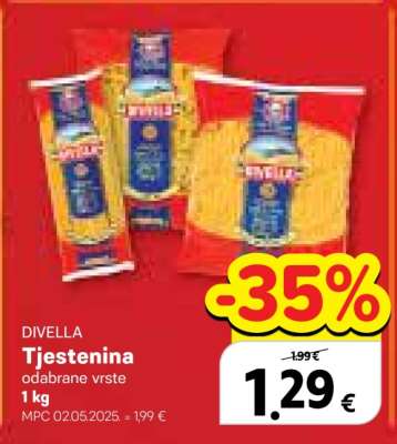 DIVELLA Tjestenina