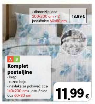 Komplet posteljine