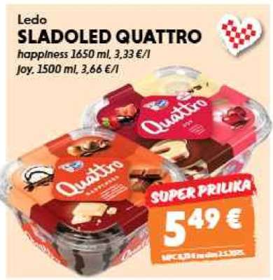 LEDO Sladoled Quattro