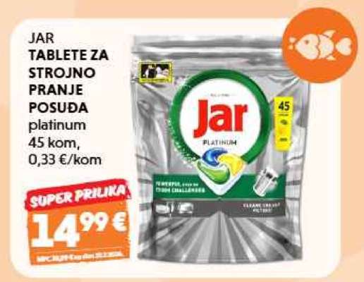 JAR Tablete za strojno pranje posuđa