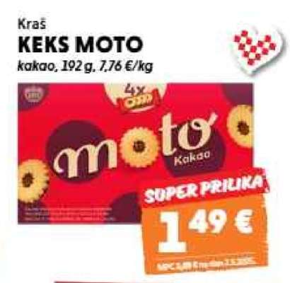 KRAŠ KEKS MOTO