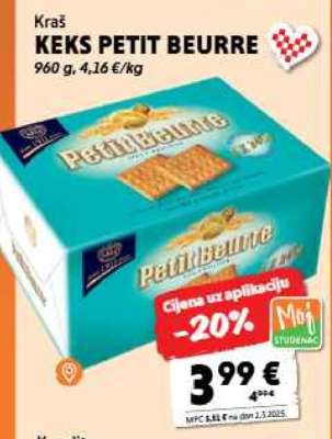KRAŠ Keks Petit beurre