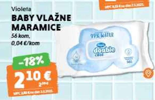 VIOLETA BABY VLAŽNE MARAMICE