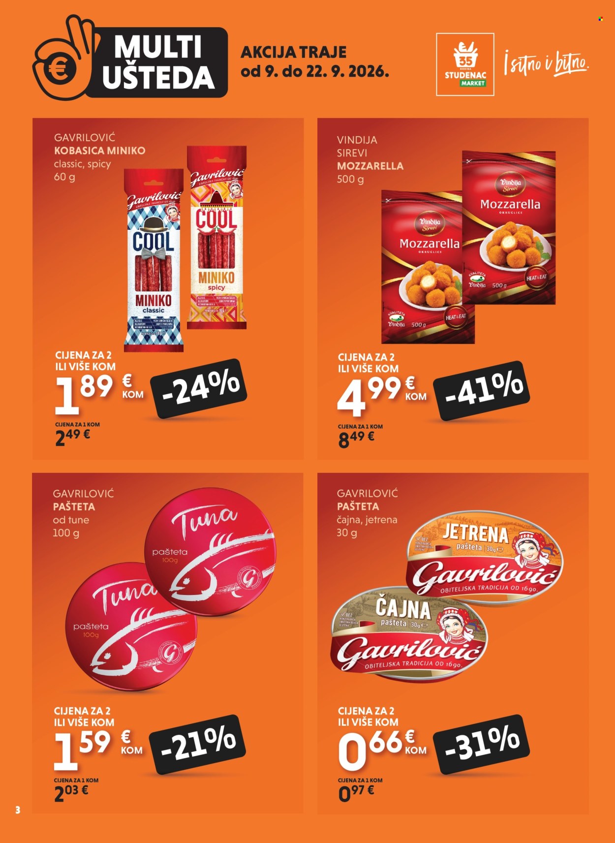 Studenac katalog - 09.09.2026. - 22.09.2026. Stranica 3