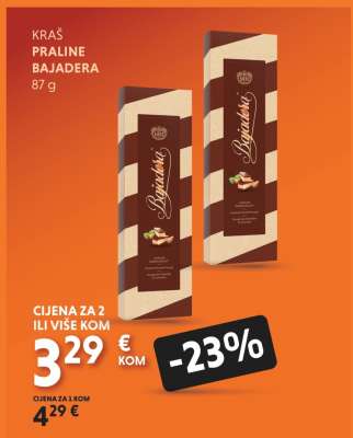 Kraš PRALINE BAJADERA