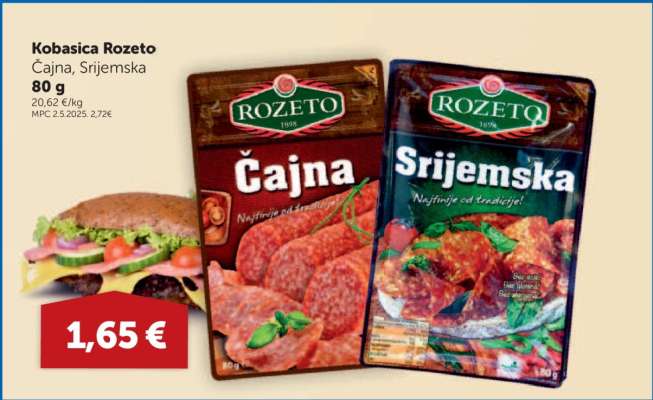 Kobasica Rozeto
