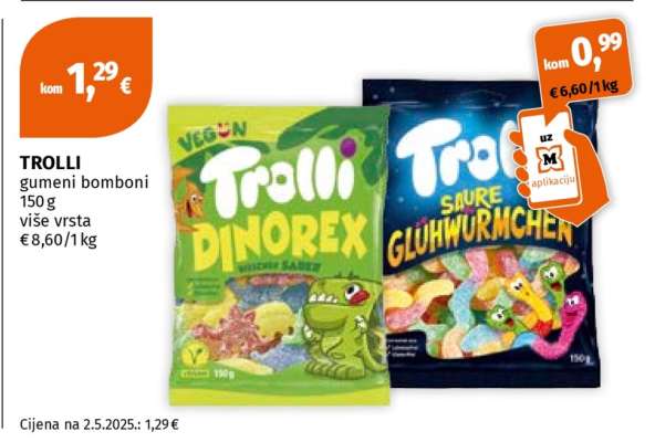 TROLLI GUMENI BOMBONI