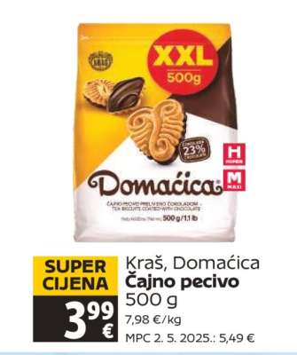 Kraš, Domaćica Čajno pecivo 500 g