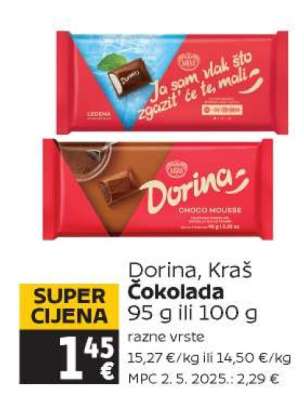 Dorina, Kraš Čokolada