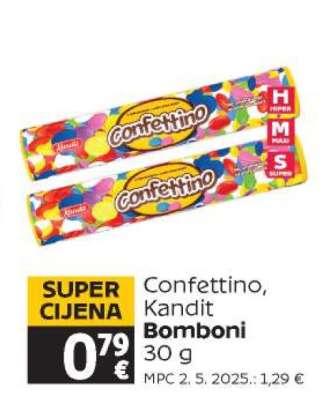 Confettino, Kandit Bomboni