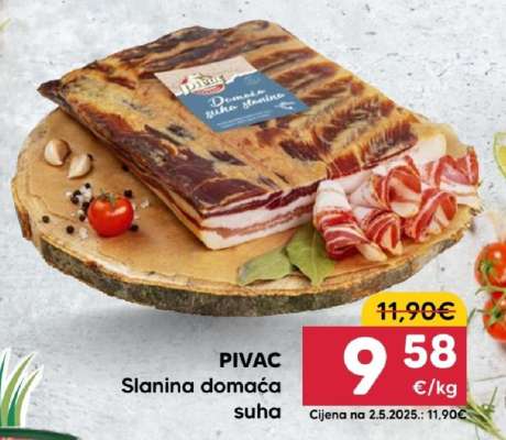 PIVAC Slanina domaća suha