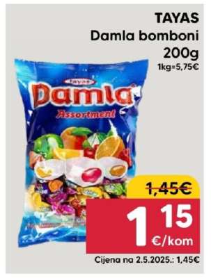 TAYAS Damla bomboni