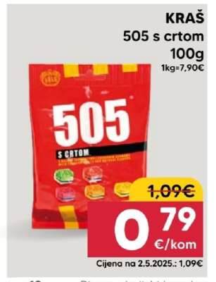 KRAŠ 505 s crtom