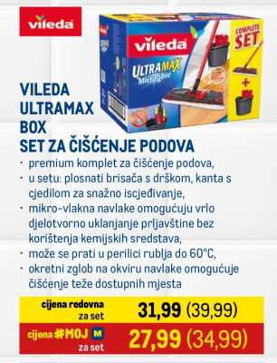 VILEDA ULTRAMAX BOX SET ZA ČIŠĆENJE PODOVA