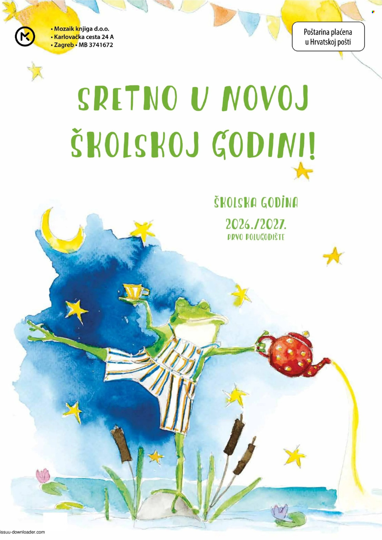 Leták Svijet knjige. Strana 1