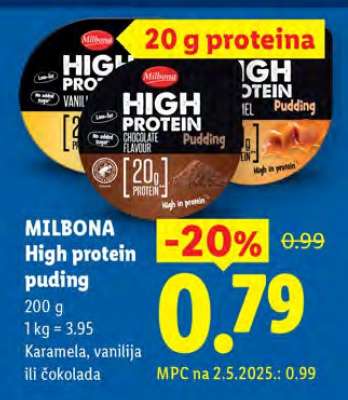 Milbona High protein puding