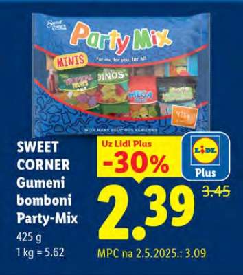 Sweet Corner Gumeni bomboni Party-Mix