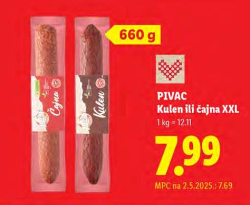 Kulen ili čajna XXL