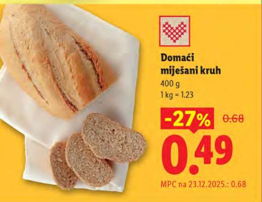 Domaći miješani kruh