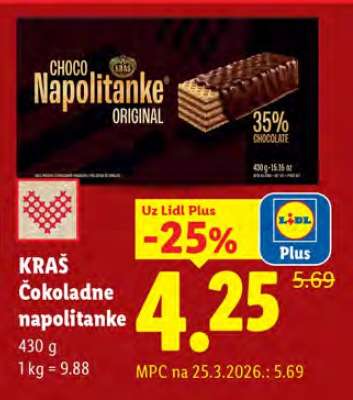KRAŠ ČOKOLADNE NAPOLITANKE