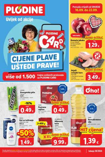 Plodine katalog - 16.09.2026. - 22.09.2026.