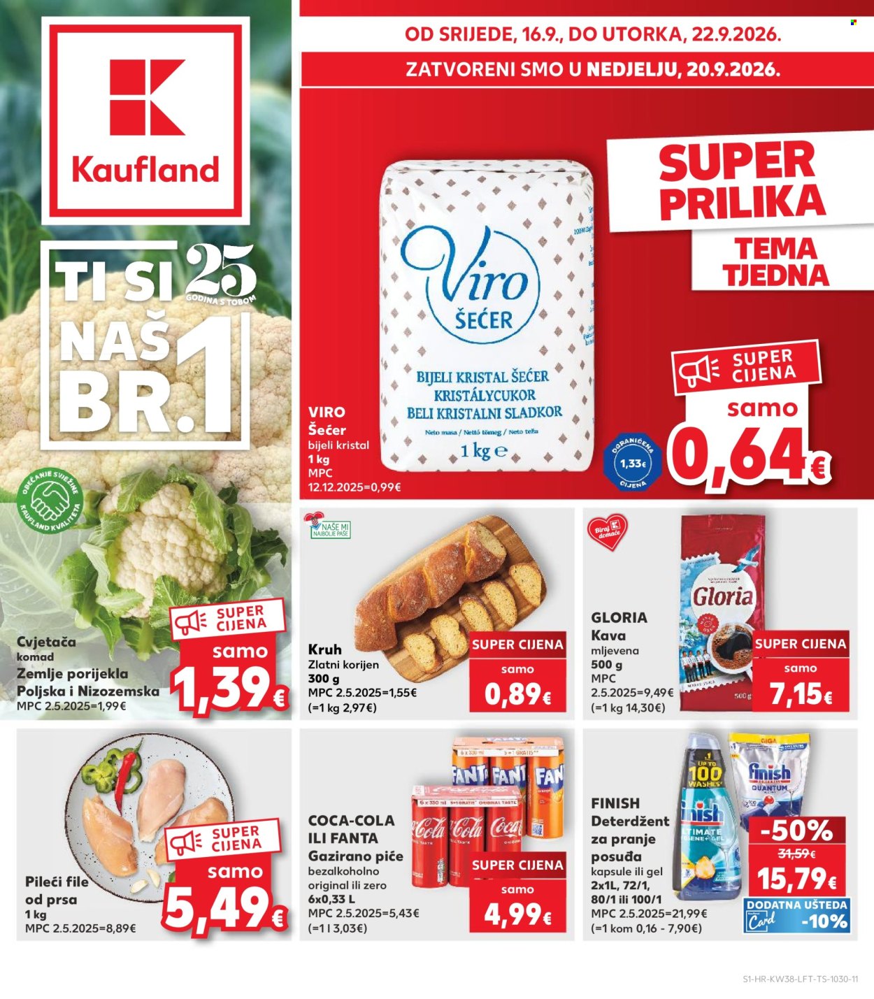Kaufland katalog - 16.09.2026. - 22.09.2026. Stranica 1