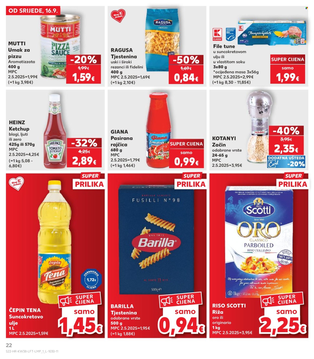 Kaufland katalog - 16.09.2026. - 22.09.2026. Stranica 22