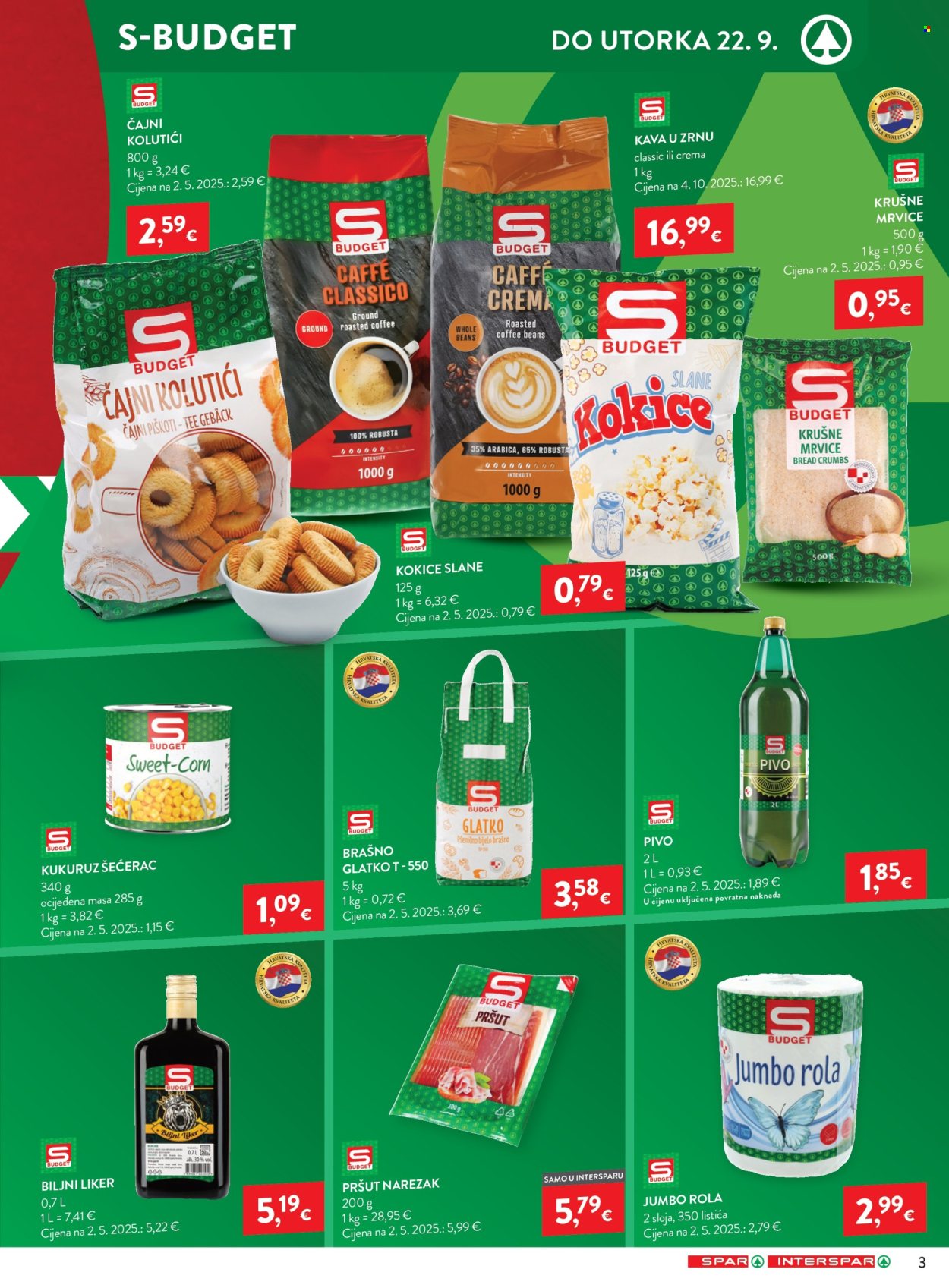 INTERSPAR katalog - 16.09.2026. - 22.09.2026. Stranica 3