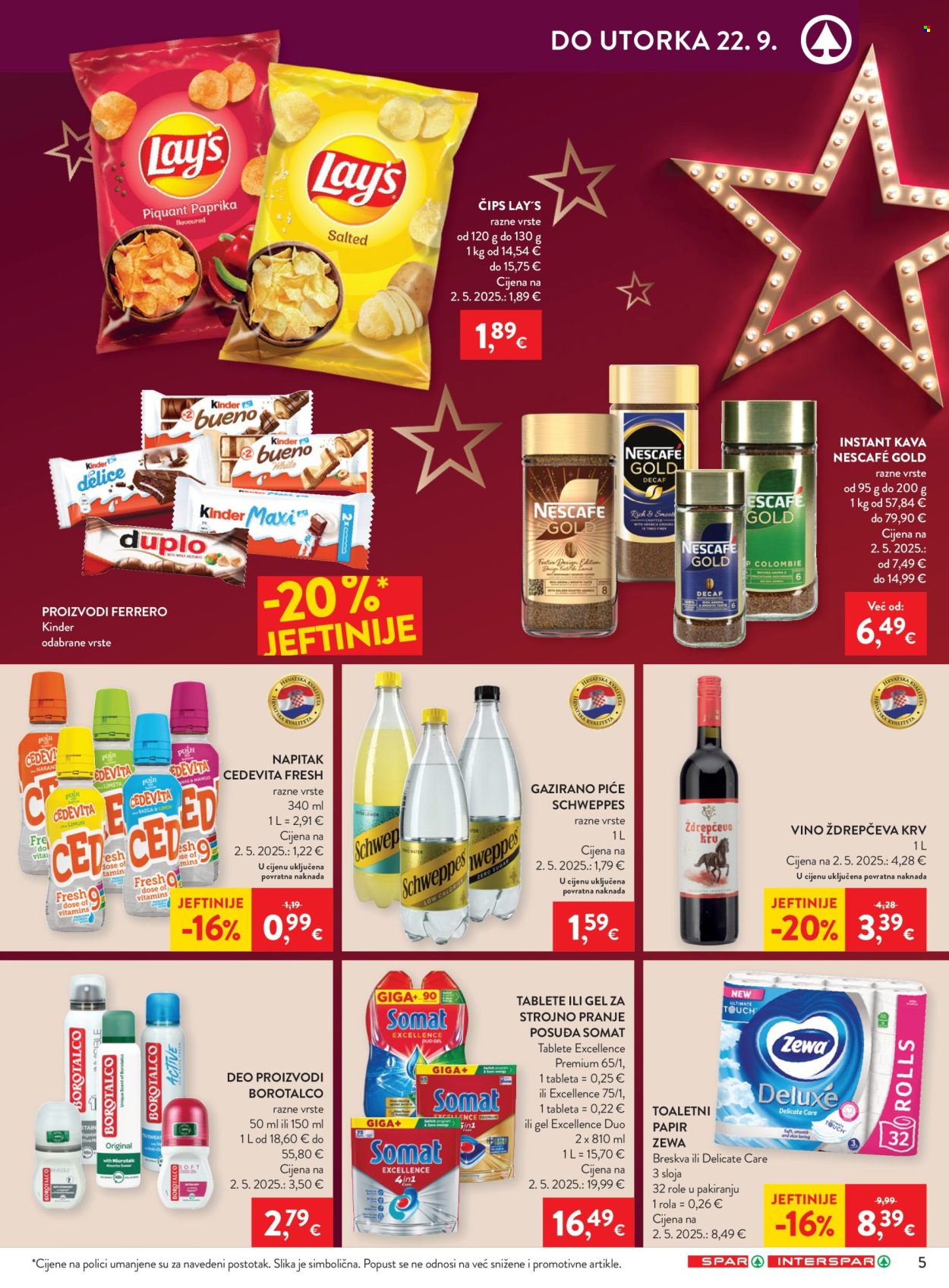 INTERSPAR katalog - 16.09.2026. - 22.09.2026. Stranica 5