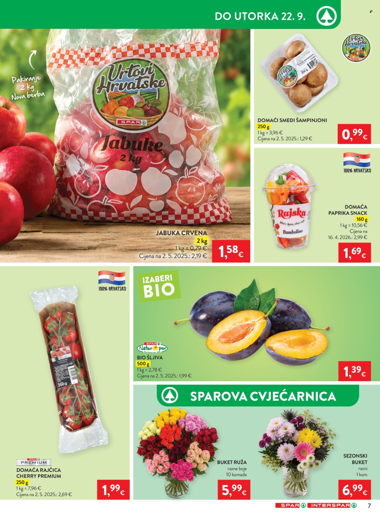 INTERSPAR katalog - 16.09.2026. - 22.09.2026. Stranica 7