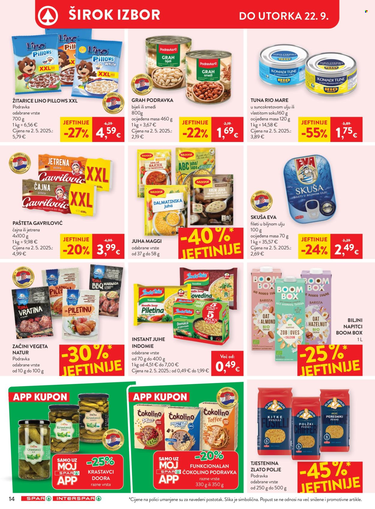 INTERSPAR katalog - 16.09.2026. - 22.09.2026. Stranica 21