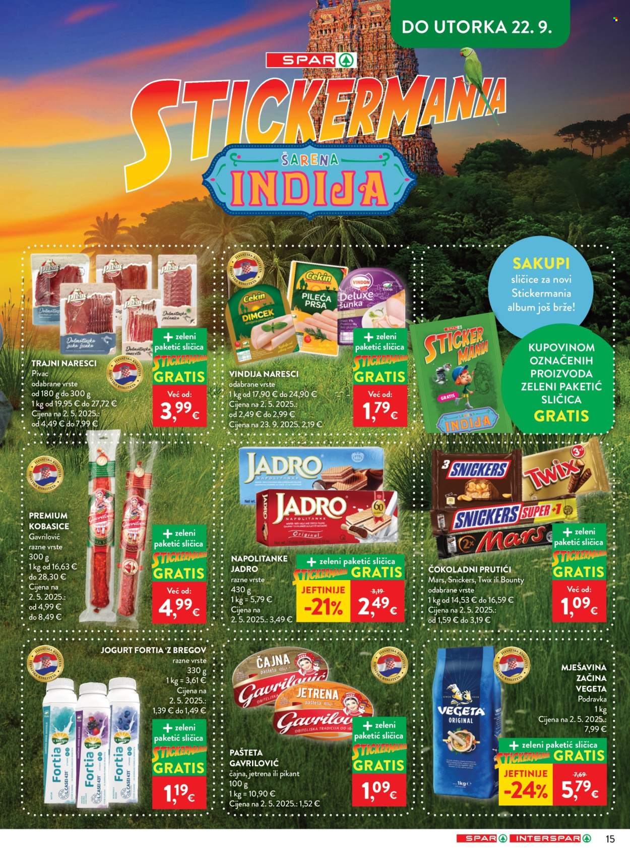 INTERSPAR katalog - 16.09.2026. - 22.09.2026. Stranica 22