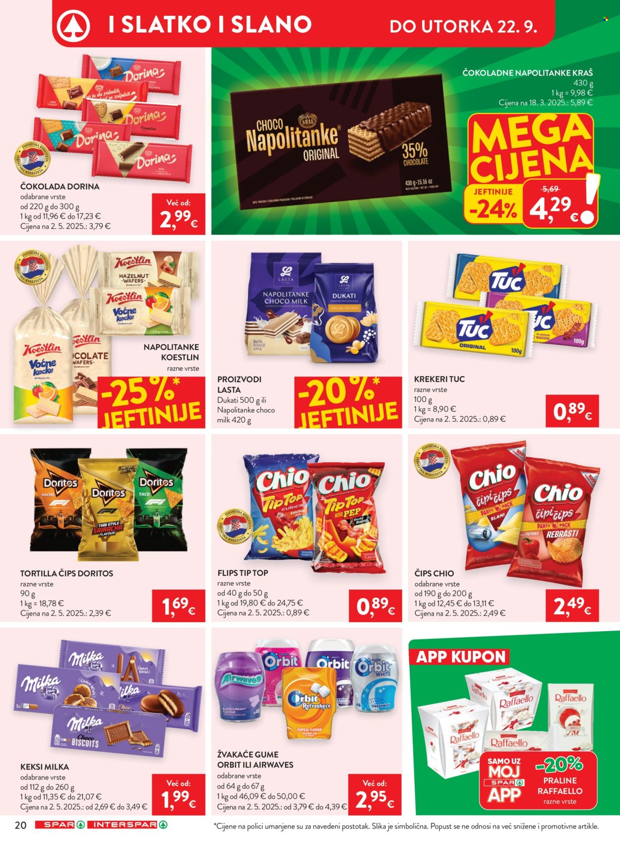 INTERSPAR katalog - 16.09.2026. - 22.09.2026. Stranica 28