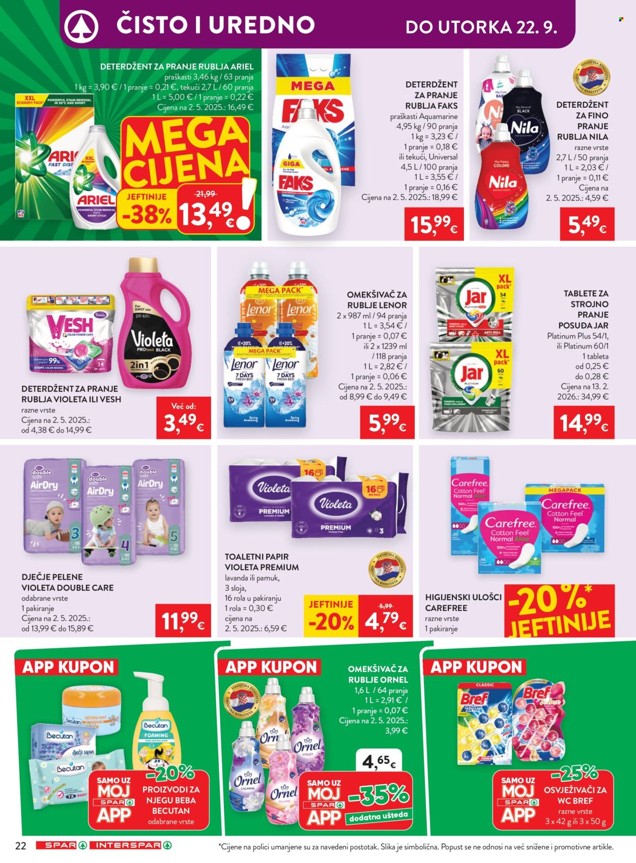INTERSPAR katalog - 16.09.2026. - 22.09.2026. Stranica 34