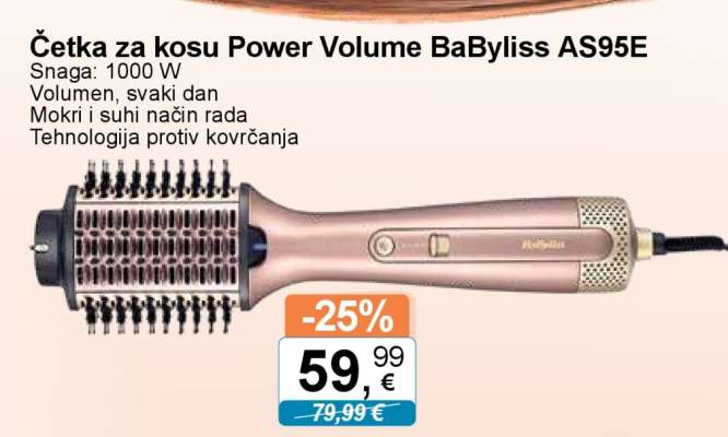 Četka za kosu Power Volume BaByliss AS95E