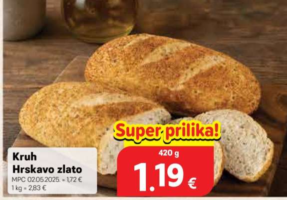 Kruh hrskavo zlato